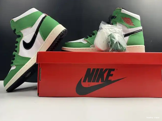 Cheap Husky Green DB4612-300 Jordan Retro Lucky 1 Air High 0420